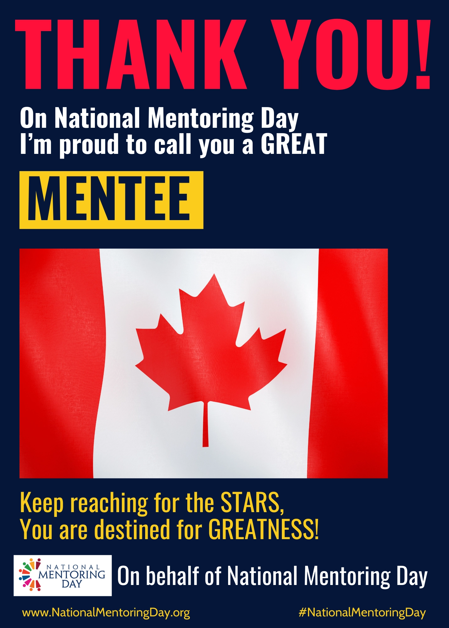 Click Here to View Flag Canada Mentee Full Size